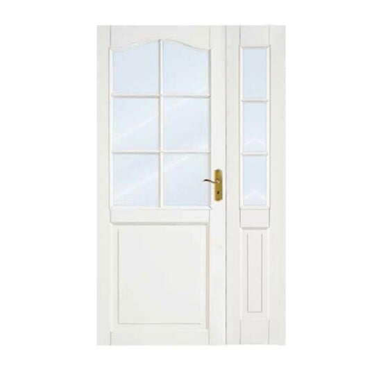 Sidefelt Scanflex Pernilla Hvit Klarglass 2x3 29147121