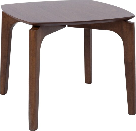 Sidebord HOME4YOU Haydie 60x60x50 cm Valnøtt - valnøtt