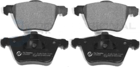 Bremseklosser sett Professional Parts 51434331
