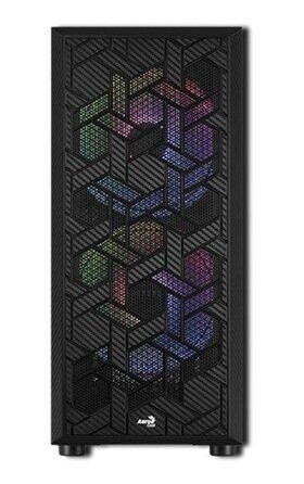 AeroCool Hive ARGB - Tempered Glass Edition - MDT - ATX Svart AeroCool Hive ARGB - Tempered Glass Edition - MDT - ATX Svart