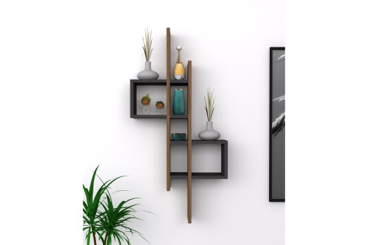 Vegghylle Emsen 54x20 cm 8 Hyller