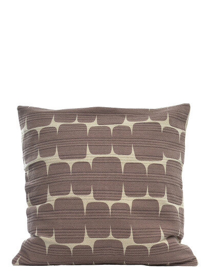 Ceannis Printed Stone | C/C 50X50 | Dusty Pink - Brown - 50X50CM