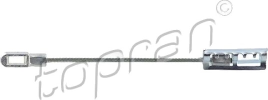 TOPRAN 205 502 Tautrekk håndbremse