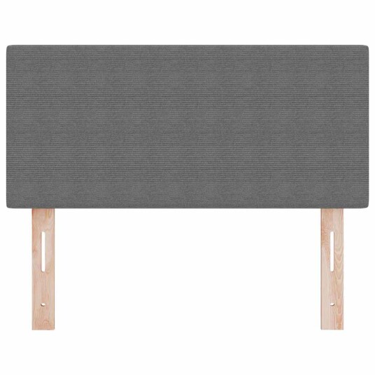 LED Hodegavl Enkelt Design Lys Grå 80 cm Corduroy Stoff LED Hodegavl Enkelt Design Lys Grå 80 cm Corduroy Stoff