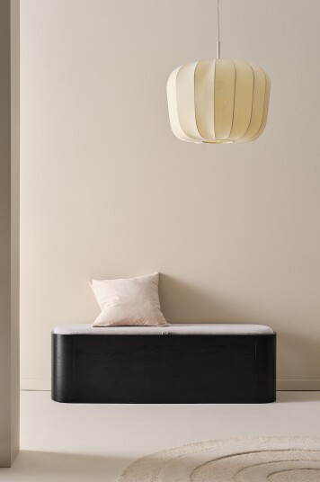 Jotex Benk Med Oppbevaring 140 Cm Svart MOUJI 1747005030