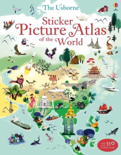 Sticker Picture Atlas of the World av Sam Lake