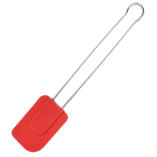 Westmark Slikkepotte Silicone 28.5x6x1 cm (LxBxD) Rød/Sølvfarge Westmark Slikkepotte Silicone 28.5x6x1 cm (LxBxD) Rød/Sølvfarge