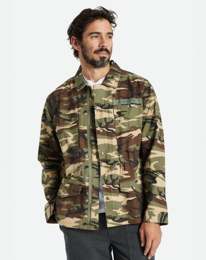Brixton M65 Surplus Jacket Svart, Grønn, Brun