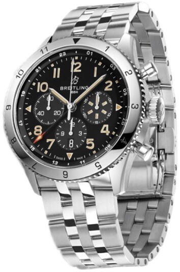 Breitling Herreklokke AB04453A1B1A1 Super Avi B04 Chronograph Gmt 46 Breitling Herreklokke AB04453A1B1A1 Super Avi B04 Chronograph Gmt 46