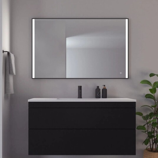 Loevschall Nyborg Rammespeil med LED lys 120cm