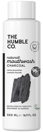 The Humble Co. The Humble Co Humble Natural Mouthwash Charcoal 500ml The Humble Co. The Humble Co Humble Natural Mouthwash Charcoal 500ml