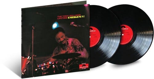 Tony Williams Lifetime Emergency! verve By Request Series LP/Vinyl Tony Williams Lifetime Emergency! verve By Request Series LP/Vinyl