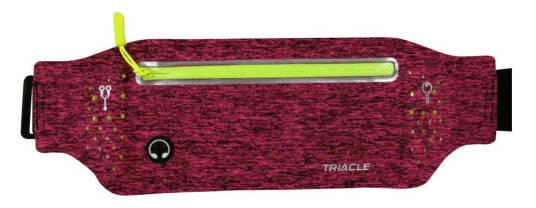 TRIACLE LØPEBELTE MED LOMMER, ROSA