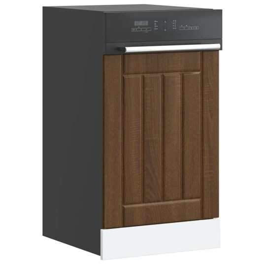 Oppvaskmaskin Lucca brun eik konstruert tre 8721158422408