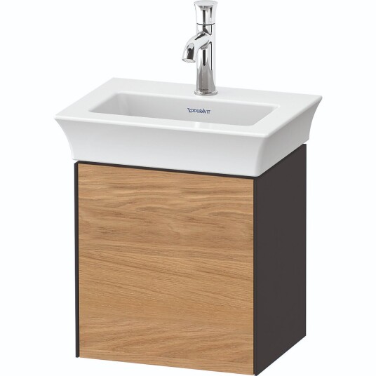 Duravit White Tulip Servantskap m/1 dør 38,4x29,8x41 cm Eik/Grafitt Matt