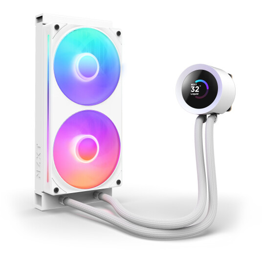 NZXT Kraken Plus 240 RGB AiO kjøler hvit NZXT Kraken Plus 240 RGB AiO kjøler hvit
