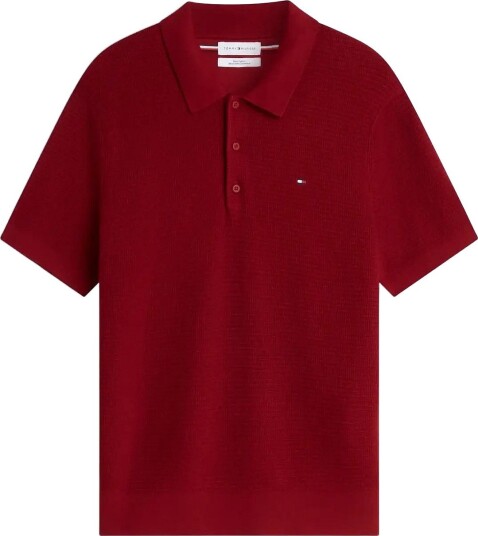 Tommy Hilfiger Pima Ctn Cash Structure Ss Polo REGATTA RED L