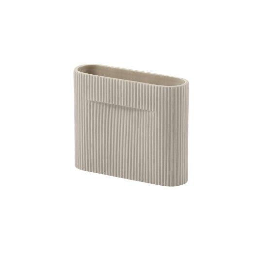 Muuto Ridge vase 16,5 cm Beige Muuto Ridge vase 16,5 cm Beige