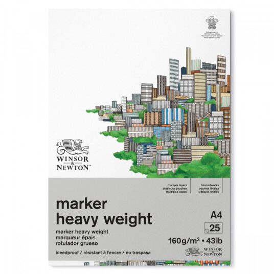 Winsor & Newton Markerblokk Heavyweight A4 160g