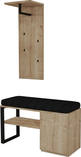 Uniqo Hallstativsett 35x90x35 cm Sapphire Oak