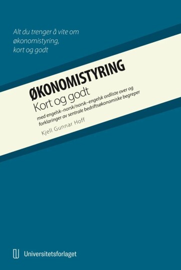 Økonomistyring Av Kjell Gunnar Hoff
