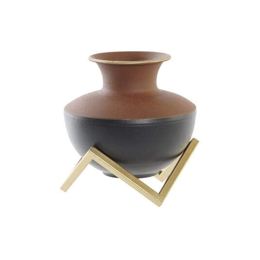 Dkd Home Decor Vase Dkd Home Decor Flerfarget Metall Moderne 17 X 16 X 17 Cm