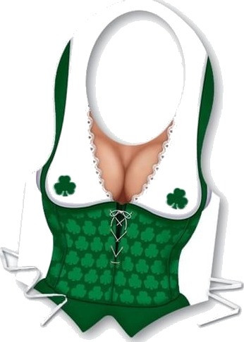 Morris Costumes Miss Irish Vest Morris Costumes Miss Irish Vest