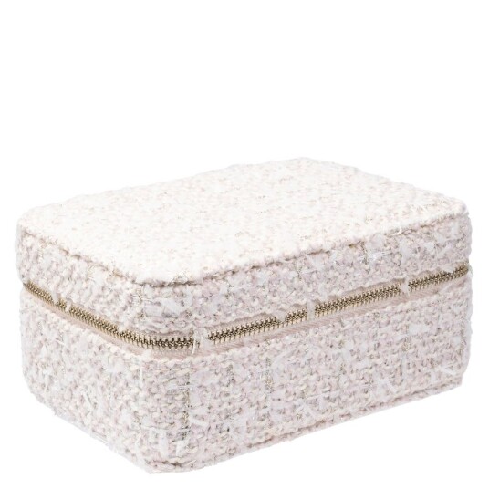 DARK Tweed Jewellery Box Pale Rose DARK Tweed Jewellery Box Pale Rose