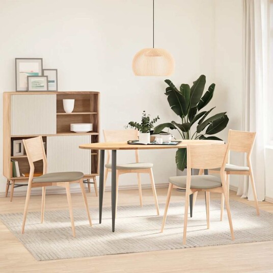 Bordplate 140x60x2 cm oval heltre eik Bordplate 140x60x2 cm oval heltre eik