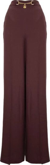 Elisabetta Franchi Dame Bukser Rød M, Elisabetta Franchi Dame Bukser Rød M,