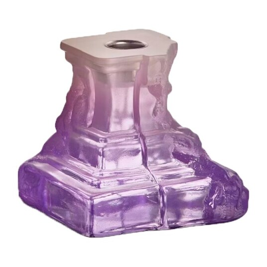 Kosta Boda Rocky Baroque lysestake 9,5 cm Lilla
