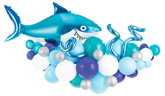 PartyDeco Ballongbue Hav/Hai