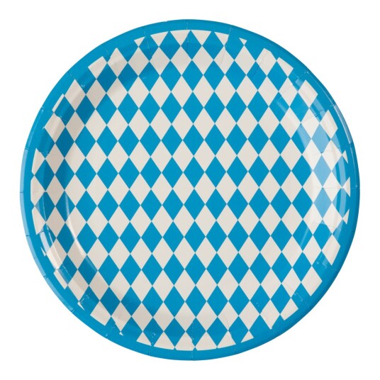 Oktoberfest papirtallerken 23 cm 6-pakning Oktoberfest papirtallerken 23 cm 6-pakning