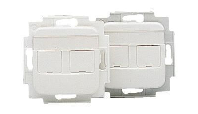ABB FOT5000 Festeramme med midtplate 2 x RJ45, Keystone ABB FOT5000 Festeramme med midtplate 2 x RJ45, Keystone