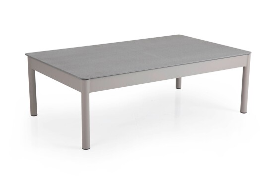 Brafab Muro soffbord Khaki/glas 121 x 73 cm Brun Brafab Muro soffbord Khaki/glas 121 x 73 cm Brun