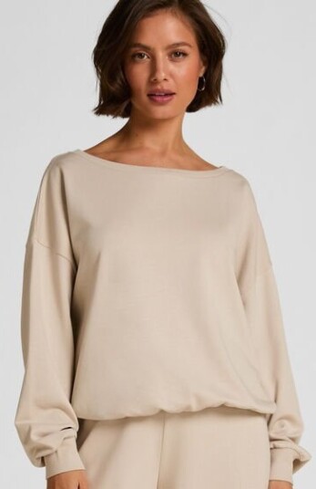 Hunkemöller Boatneck Sweater Audrey Grå