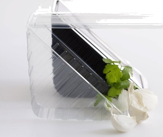 Plastbakke Plus Pack Rektangulær,185 X68x85mm Pet Transparent Karton A 500 Stk Fødevaregodkendt