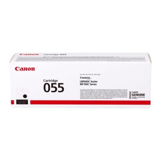 Canon CLBP 055 BK Toner - 3016C002 Original - Svart 2300 sider Canon CLBP 055 BK Toner - 3016C002 Original - Svart 2300 sider