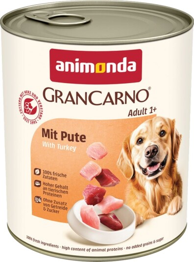 Animonda Grancarno Våtfôr Sparepakke Grancarno Original Kalkun 12 X 800 G