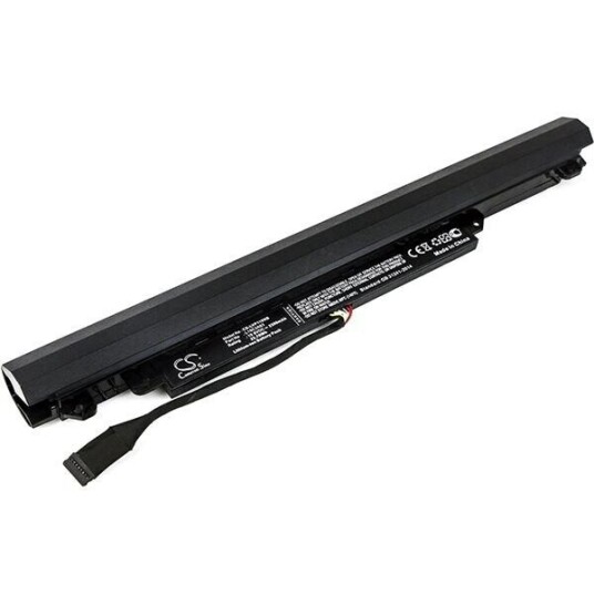 Lenovo IdeaPad 110-15IBR 80T7001LGE batteri (2200 mAh 10.8 V, Sort)