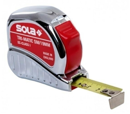 Sola Tri Matic Målebånd 8 m Sola Tri Matic Målebånd 8 m