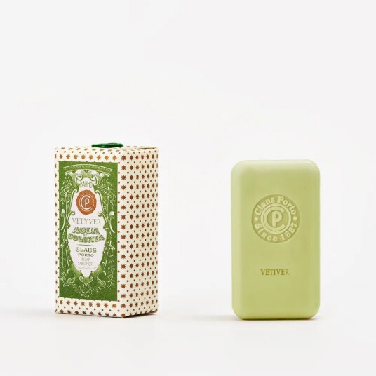 Claus Porto Agua Colonia Vetyver Wax Sealed Soap Bar Claus Porto Agua Colonia Vetyver Wax Sealed Soap Bar