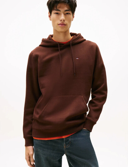 Tommy Jeans Tjm Reg S Flag Hoodie - Brown - XL Tommy Jeans Tjm Reg S Flag Hoodie - Brown - XL