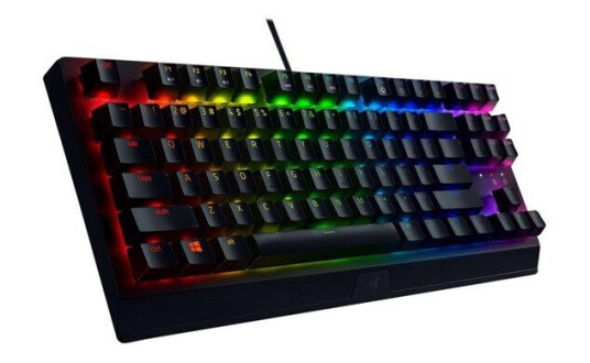 Razer BlackWidow V3 Tenkeyless Gamingtastatur med Razer Green Brytere - RGB - Svart Razer BlackWidow V3 Tenkeyless Gamingtastatur med Razer Green Brytere - RGB - Svart
