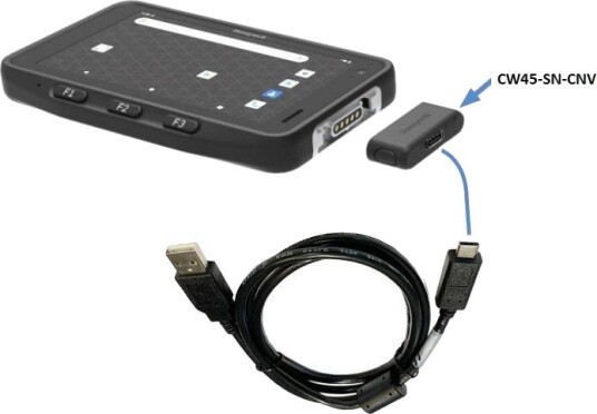 Honeywell USB C Adapter Handheld Connector CW45 SN CNV
