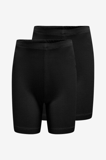KIDS ONLY Sykkelshortser kogLove Life Bike Shorts Jrs 2 pakning Svart KIDS ONLY Sykkelshortser kogLove Life Bike Shorts Jrs 2 pakning Svart