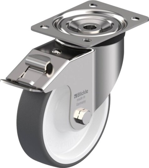 Blickle 740806 Lx-Poth 160Xr-Fi Styrehjul Med Brems Hjuldiameter 160 Mm Bæreevne (Maks) 400 Kg 1 Stk