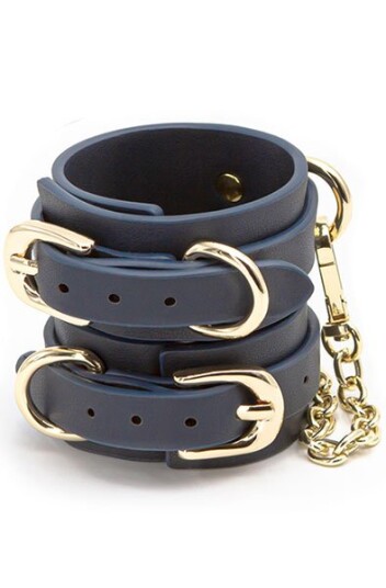 Bondage Couture Hand Cuff Blue