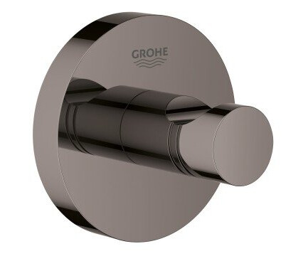 Grohe Essentials håndklekrok, polert svart krom Grohe Essentials håndklekrok, polert svart krom