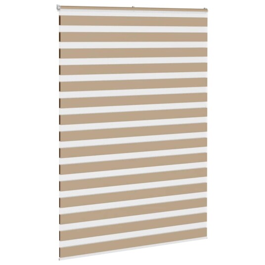 Sebragardin sandbrun 160x230 cm stoff bredde 155,9 polyester